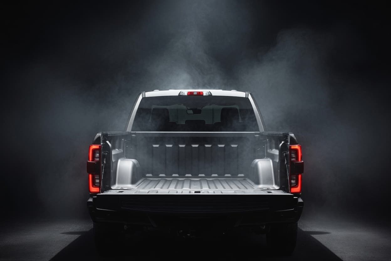 Truck bed before spray-in bedliner